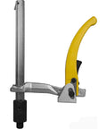 Inserta Clamp With Five Eighths Inch Insert And Ratchet Handle, Four Inch Throat Depth, Workhorse Locking Clamp For Tight Spaces, 400 Pound Clamping Pressure, Rail Size Twenty Five Thirty Seconds By Three Eighths, Model UERN5200