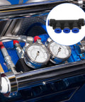 Top Notch 8 Piece Pneumatic Push To Connect Fittings Kit for Air Hose Quick Connectors Ideal For Industrial Automation With High Precision And Temp Resilience For Extreme Conditions black plastic air fitting on gauges