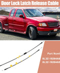 Two Piece Rear Upper Left And Right Door Latch Release Cables Kit For Ford F150 Extended Cab 2004 2008 And Lincoln Mark LT