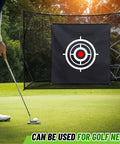 5x5 Ft Golf Target Cloth For Net Replacement With 4 Straps Indoor Outdoor Hitting Target For Practice And Training Aids