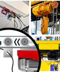 One And Five Eighths Inch Strut Trolley Limit Blocks Heavy Duty Two Pack With Hardware for garage doors and conveyor systems