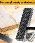 Corrugated W Shape Fasteners Staples 25 Gauge 1 Inch Crown 3 Eighths Inch Length Bright Finish 5000 Count Case For Woodworking