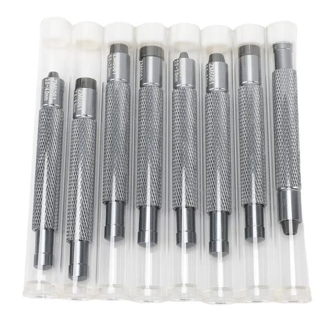 Watch Crown Winder Tool Set 8 Piece 2 To 10mm Manual Winding Repair Kit For Mechanical Watches Pro Grade Aluminum Alloy