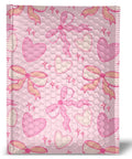 Pro Grade Designer Pink Bubble Mailers 6x9 Pack Of 50 Heavy Duty Waterproof Self Seal Shipping Bags For Small Biz Large Padded Tear Resistant Envelopes with bow and heart pattern