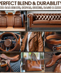 Leather And Vinyl Repair Kit For Furniture Car Seats Couch And Purse Pro Grade Quick Dry Formula With Easy Color Matching