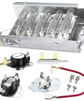 Dryer Heating Element Replacement Kit With Thermal Fuse And High Limit Thermostat Pro Grade Easy Install Replaces AP3094254 PS334313