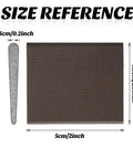 Size reference for Self-Adhesive Door Corner Seals Weather Stripping Draft Stopper Foam Frame Seal Kit Traditional Dark Brown