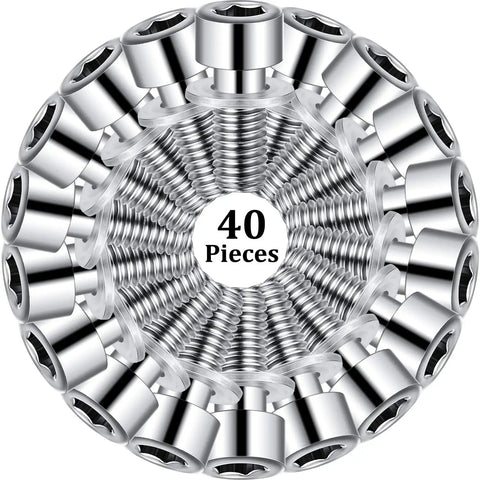 M5 Hex Socket Bolts With Washers For Bike Water Bottle Cage Holder Bracket Rack Stainless Steel Durable 40 Pack