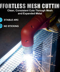 65 Amp Plasma Cutter With Non-Touch Pilot Arc, Dual Voltage 110/220V Inverter, Large LED Display, cutting metal mesh
