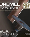 Max Life EZ506HP Premium Metal Cutting Wheel For Rotary Tools One And A Half Inch High Performance Cutting Copper Pipe