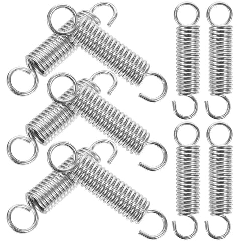 Extended Tension Springs 10 Pack Stainless Steel Small Compression Springs For Gates And Doors Universal Fit Heavy Duty Kit