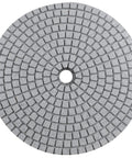 7 Inch Wet Diamond Polishing Pad Set, 7 Pieces, Grit 50 to 3000, Velcro Backed, Pro Grade Resin Bonded Pad for Granite Marble