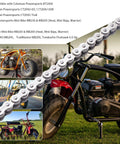 42 Link 420 Chain With Chain Breaker Fits Coleman CT200U CT200U EX BT200X Baja Warrior bikes displayed with mini bikes