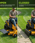 Chute Blocker For Zero Turn Mowers With Grass Flap And Open Close Control Rustproof Steel Fits ACS6000ULS Advanced System