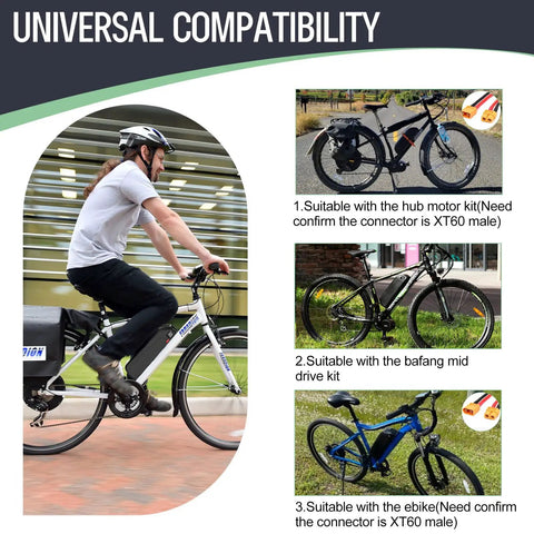 High Capacity 20Ah 52V 1040Wh Ebike Battery With Waterproof Case And 3A Charger BMS For Bafang Voilamart AW Ebikeling 750W 1000W Motors Keeps Your Ride Rolling Further On Any Trail