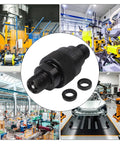 Rugged M14 Hydraulic Quick Connector With Carbon Steel Body Stops Leaks Boosts Workflow For Forestry And Industrial Machinery To 120C Temperatures Fast Swap close-up