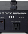 Beefy 1500W Voltage Converter Transformer For 110V To 220V And 220V To 110V Heavy Duty Step Up Down With Circuit Breaker Protection CE