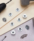 Heavy Duty 120 Pack T Nuts With 360 Hex Machine Screws 3/8 x 16 Thread 7/16 Inch Wide Galvanized Carbon Steel rust-resistant hardware shown on wood.