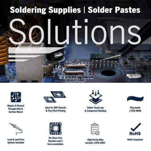 Leaded Solder Paste 63/37 No Clean Flux Excellent Wettability All In One 35 G Pneumatic Dispenser for electronics assembly