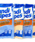 Heavy Duty Reusable Cloths For Home And Auto Cleaning, Super Absorbent Multipurpose Wipes, Color May Vary, 3 Count Per Pack, Pack Of Four Tough As Nails For Grime And Messes shown in packaging.