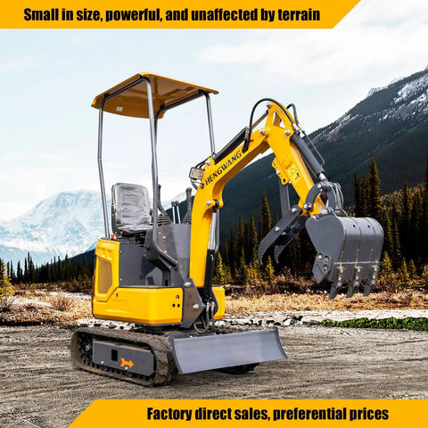 Tracked Mini Excavator With 15Hp Gasoline Engine And Mechanical Thumb Gripper, Smooth Operator Built Like A Tank For Wet Mud And Tight Quarters On Your Property