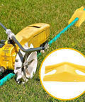 Traveling Tractor Sprinkler Head For Lawn And Garden No Fuss Easy Setup Durable Motor Assembly Yard Watering System in use on grass