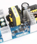 Compact AC to DC Isolated Power Supply Module 15V 10A 150W With Overcurrent Protection on dual sided PCB