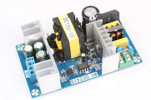 Compact AC to DC Isolated Power Supply Module 15V 10A 150W With Overcurrent Protection on dual sided PCB