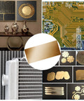 Brass Shim Stock Assortment 6 Inch By 3 Inch Sheet With Six Thicknesses 0.002 0.004 0.006 0.008 0.012 0.016 For DIY.