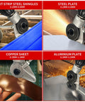 Drill Cut Pro Metal Cutting Adapter For Electric Drills, Upgraded Sheet Metal Cutter Attachment cutting various metals