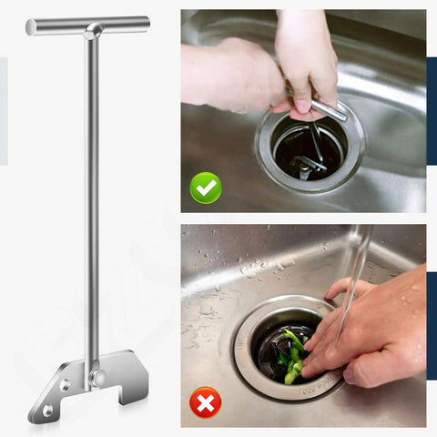 Garbage Disposal Unjamming Wrench Tool Universal Compatibility With Moen InSinkErator And Waste King Disposals Above The Sink Clearing Clogs Quick And Easy No Fuss Repair