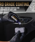 Applying Graphene Ceramic Coating Kit For Auto Detailing With 10H Hardness UV Protection And Water Beading Nano Tech Formula