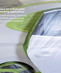 Car door with High Performance Green Masking Tape For Automotive, Specialty Vehicle And Industrial Projects, 48 Millimeter applied