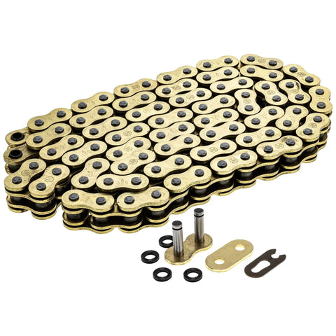 Beefed Up Drive Sprocket And Chain Combo For Suzuki QuadSport Z400 showing 520V X Ring chain, 96 links, for ATV dirt bike upgrade