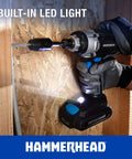 20V Cordless Impact Driver Kit with One Quarter Inch Hex Chuck, 1590 inch pounds torque, LED work light drilling wood