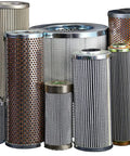 Assorted spin-on hydraulic filters, including Replacement Spin On Filter For NORTRAC 778648 2 Pack Direct Interchange USA Engineered