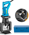 Bonvoisin 1500W Hydraulic Angle Iron Steel Cutter fast cutting up to 60mm with portable case for angle steel bends.