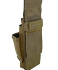 Side view of Murphy Speed Tool Pouch with Nelson Freedom Clip built from 1000D nylon, fits up to 2-inch belts, made in the USA