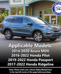 Heavy-Duty Front Sway Bar Links For 2016-2021 Honda Pilot, 2017-2021 Honda Ridgeline, 2014-2020 Acura MDX, And 2019-2021 Honda Passport, blue Honda Pilot SUV