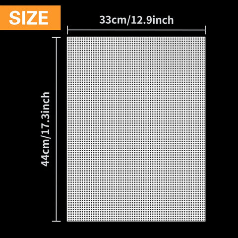 Two Piece Transparent Aquarium Divider With Heavy Duty Suction Cups For Stress Free Fish Separation Breeding And Territory Control Reusable Adjustable Plastic Grid Partition 17X13 Inches size dimensions displayed.