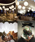 Battery Operated Hanging LED Lights For Paper Lanterns Warm White 12 Pack Easy Clip On Indoor Outdoor Decor For Weddings Parties Camping Events Last 36 Hours Party Ready