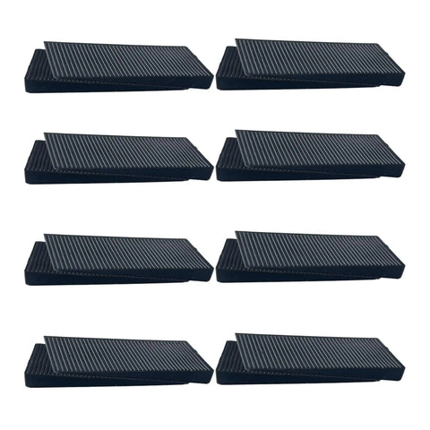 Eight Sixteen Piece 2.36 Inch Plastic Shims For Leveling And Anti Slip Levelers Must Have Heavy Duty Composite Wedges.