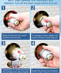 DIY guide for Delta Compatible Shower Cartridge Replacement For RP46074, showing installation steps for smooth valve swap.