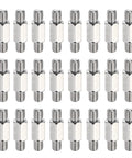 24-pack stainless steel double-ended studs with hex middle, M6x7/12/7mm, male-to-male threaded