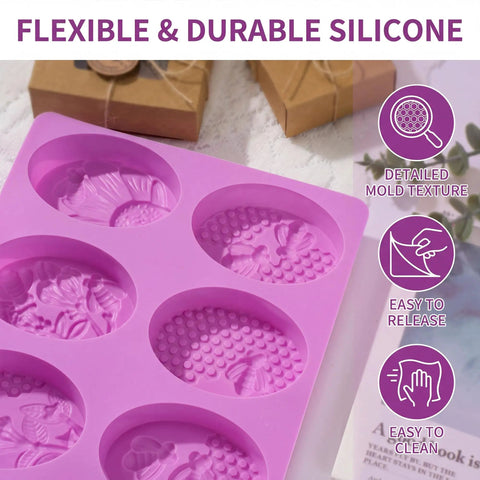 DIY Soap Making Kit With 3 Silicone Molds 50 Clear Bags 50 Tags 20 Gift Boxes 24 Stickers 65 Ft Jute Twine And Wrapping Supplies