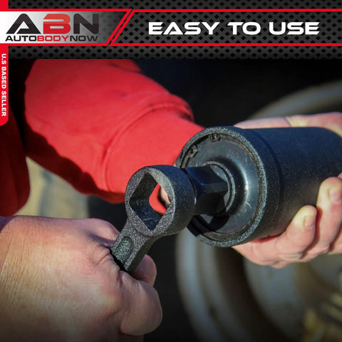 Person using Roadside Ready 1 Inch Drive Torque Multiplier Wrench For Quick Removal Of Rusted Lug Nuts, A True Torque Amplifier