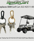 Top Rated 4 Pack Golf Cart Ignition Keys Fit Yamaha G14 G16 G19 G22 G29 Drive Electric Gas Models Replacing OEM Ju2H251100 And Eight Thousand Numbers Comes With Bonus Keychains To Secure Your Ride Like A Pro Without Stressful Hassles Anytime.