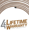 Copper Nickel Brake Line Kit Two Pack With Three Sixteenths Inch And One Quarter Inch Twenty Five Foot Tubing Coils And Fittings Rust Resistant