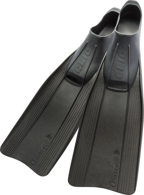 Clio Snorkeling Fin for Adults Black 43/44 Go-To Swim Fins for Snorkel, Pool, and Underwater Fun, black EVA fins