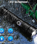 Rechargeable 90000 Lumen Flashlights Two Pack With 5 Light Modes Ultra Bright LED Beasts High Powered IPX7 Waterproof